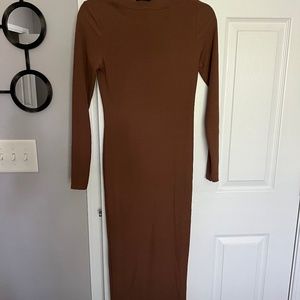 Chocolate Brown Long Dress